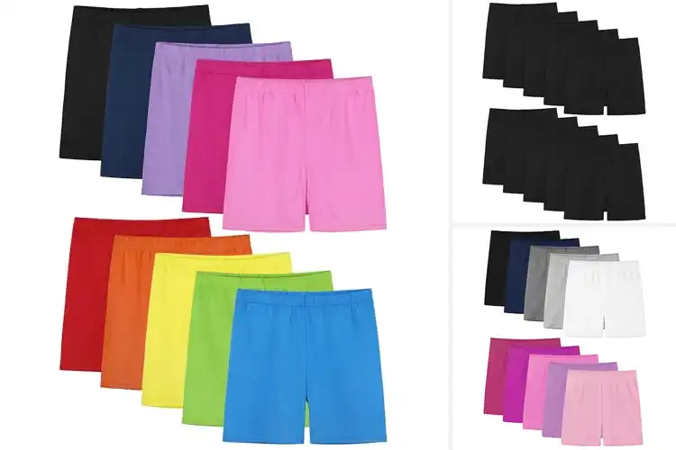 Detailed view of Best 10 Pack Girls Shorts