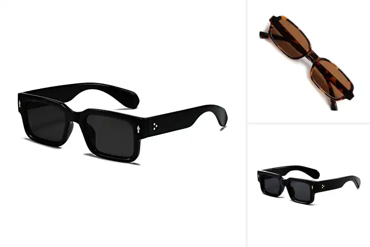 Detailed view of Best Acetate Rectangle Sunglasses: Top Picks for Sharp Style