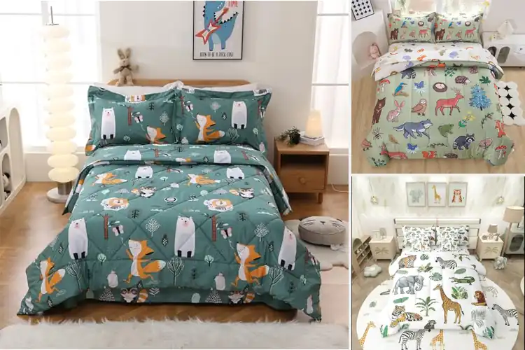 Detailed view of Best Animal Comforters: Cozy, Playful Bedtime Bliss for Kids