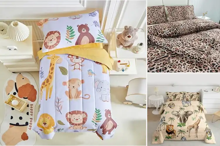 Detailed view of Best Animal Print Toddler Comforters