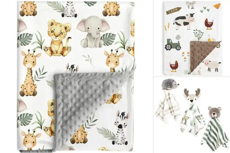 Detailed view of Best Animal Themed Baby Blankets for Cozy Cuddles