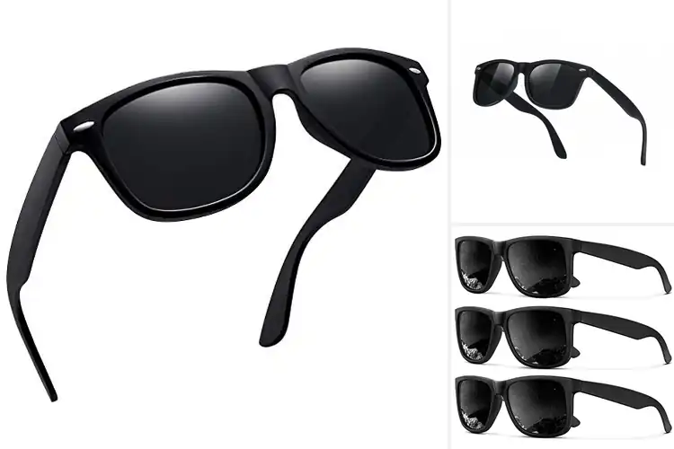 Detailed view of Best Black Frame Sunglasses