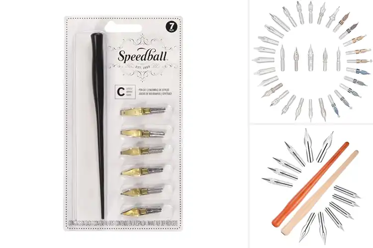 Detailed view of Best Calligraphy Nibs: Elevate Your Art with Top Picks