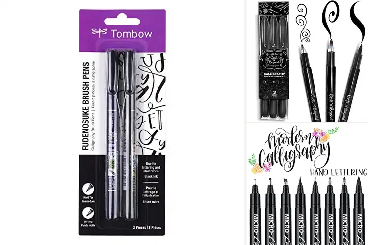 Detailed view of Best Calligraphy Pens for Bullet Journals