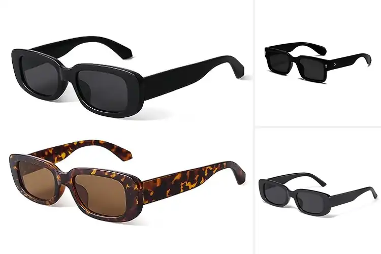 Detailed view of Best Chunky Rectangle Sunglasses
