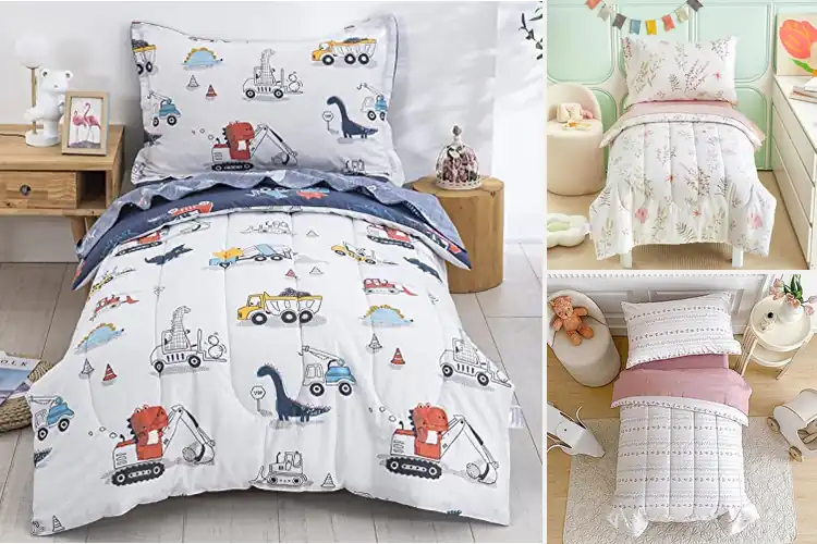 Detailed view of Best Cotton Toddler Comforter Sets