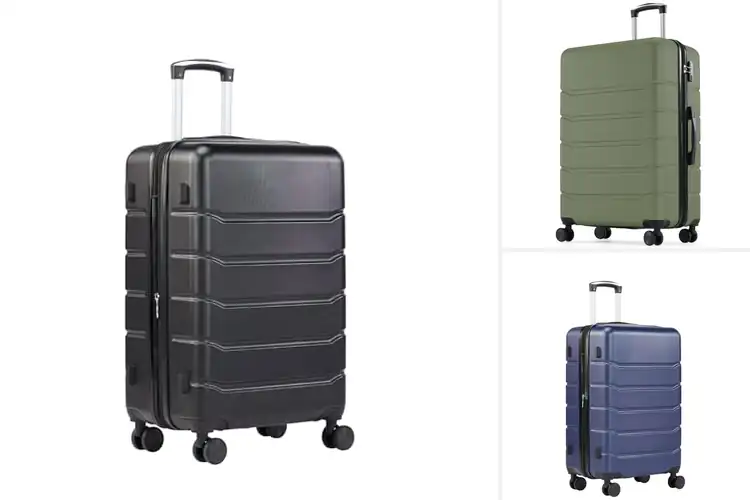 Detailed view of Best Double Spinner Wheel Suitcases
