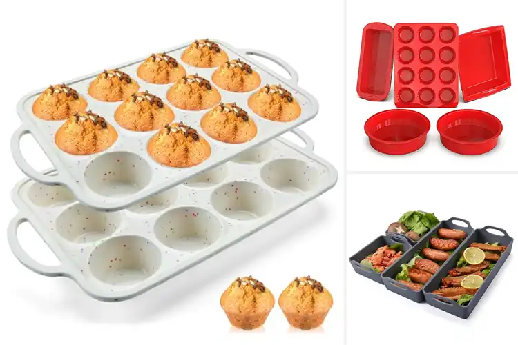 Detailed view of Best Easy-clean Silicone Pans
