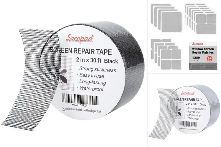 Detailed view of Best Fiberglass Screen Patches for Quick, Easy Repairs