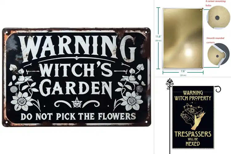 Detailed view of Best Garden Witch Decorations