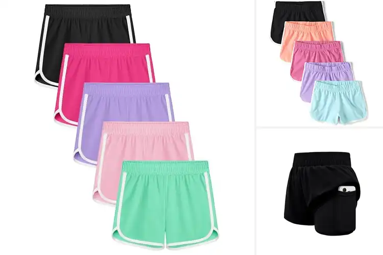 Detailed view of Best Girls Active Shorts