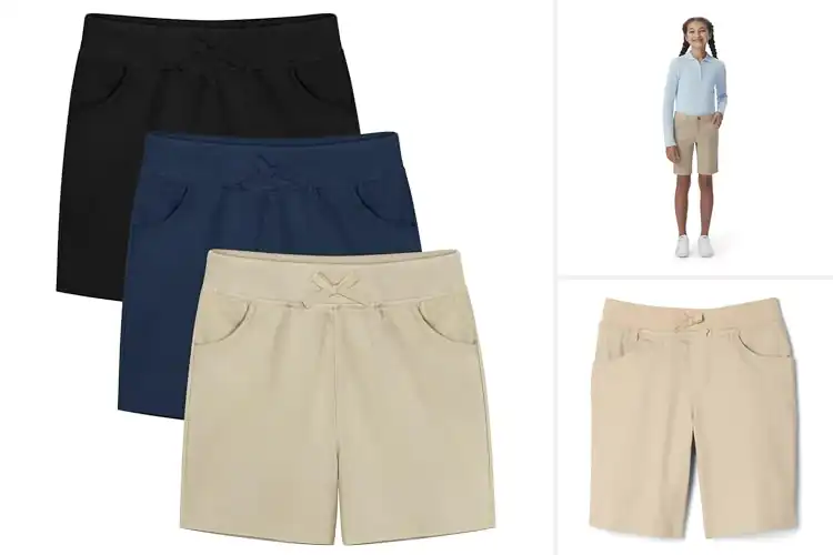 Detailed view of Best Girls Uniform Shorts: 10 Comfy, Durable & Stylish Picks