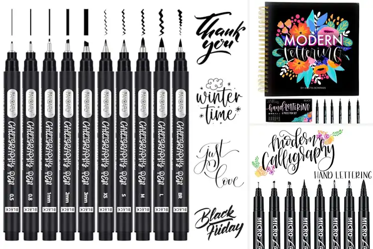 Detailed view of Best Hand Lettering Pens Sets for Creative Projects