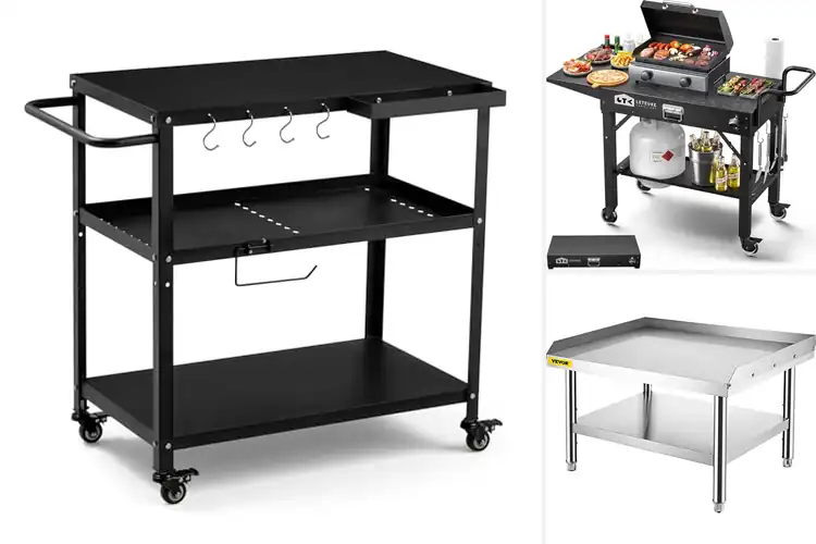 Detailed view of Best Heavy Duty Grill Stand Tables