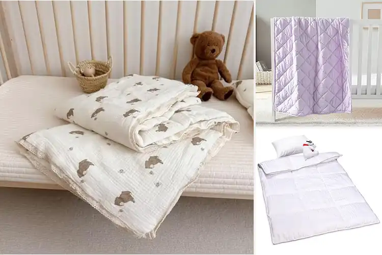 Detailed view of Best Lightweight Crib Quilts