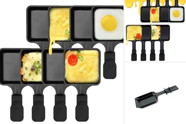 Detailed view of Best Non-Stick Raclette Pans: Melt Cheese Like a Pro