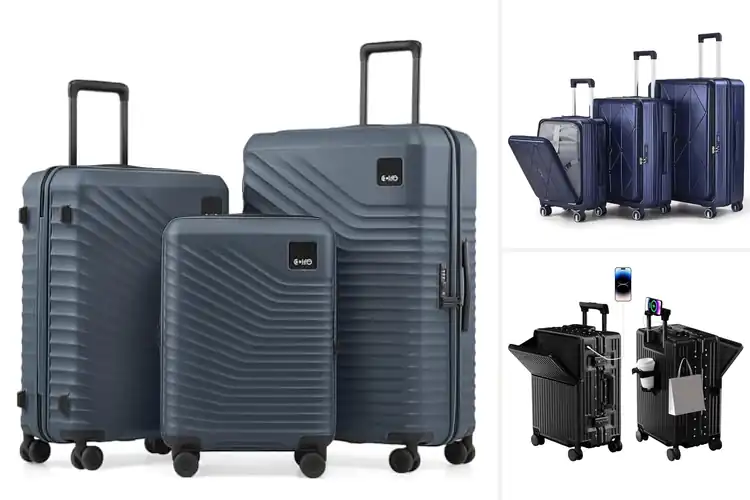 Detailed view of Best Polycarbonate Hardshell Suitcases