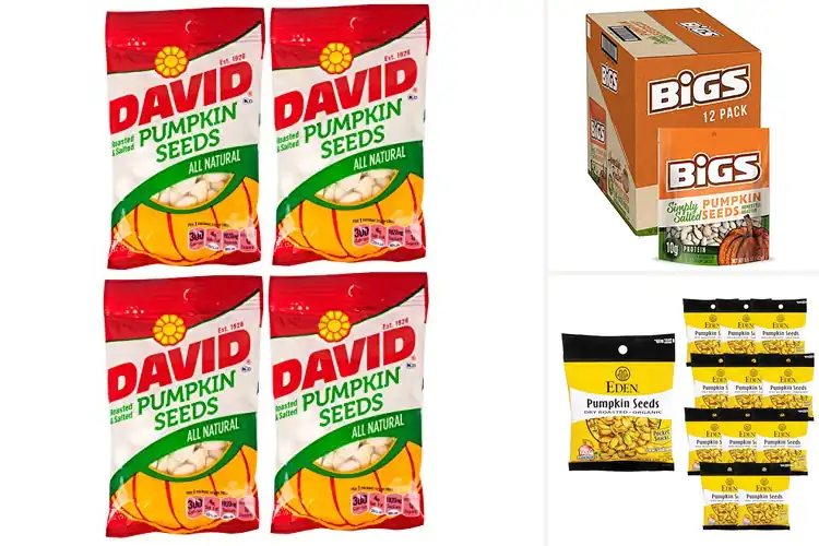 Detailed view of Best Salted Pumpkin Seeds Packs