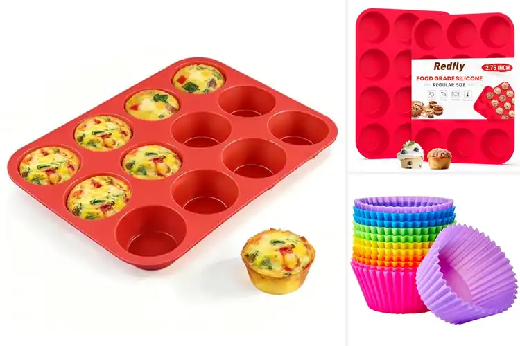 Detailed view of Best Silicone Cupcake Molds: Easy, Durable & Versatile