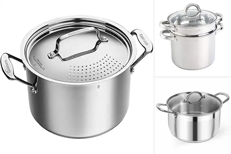 Detailed view of Best Stainless Steel Pasta Pots
