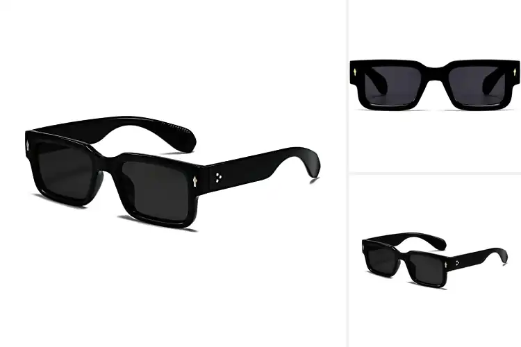 Detailed view of Best Thick Frame Rectangle Shades