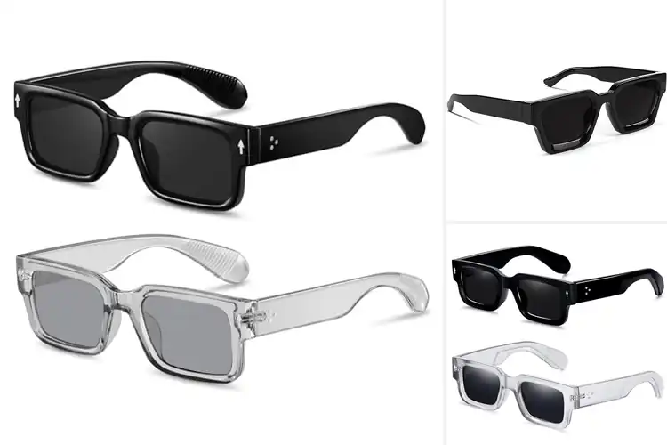 Detailed view of Best Unisex Square Sunglasses