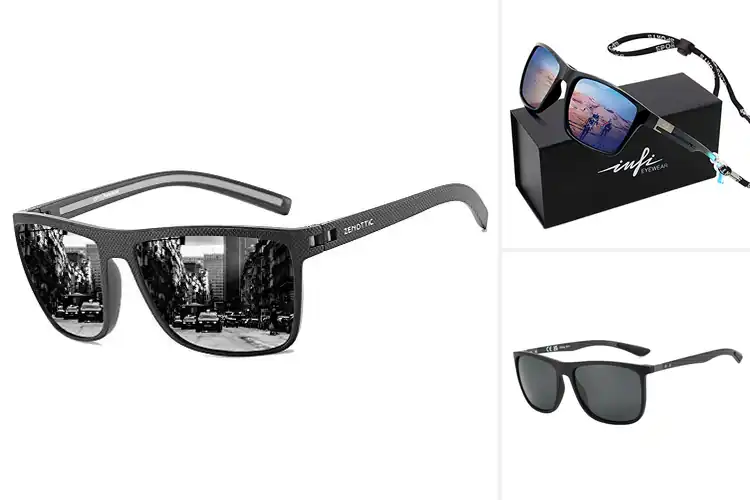 Detailed view of Best UV400 Square Sunglasses