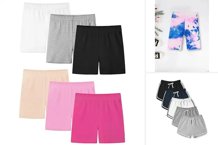 Detailed view of Best Value Girls Shorts Packs